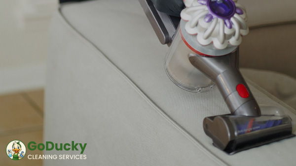 GoDucky Cleaning Services Living areas -upholstery vacuuming