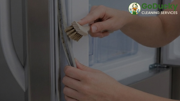 GoDucky cleaning services: Step 5. Clean door seals and gaskets