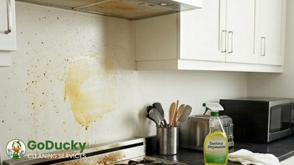GoDucky Cleaning Services Grease kitchen walls