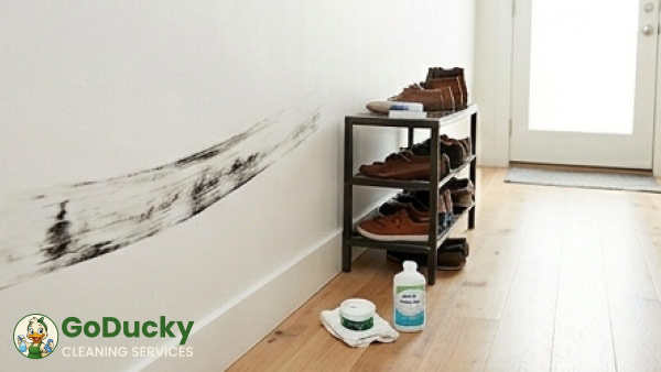 GoDucky Cleaning Services Scuffs from shoes and furniture